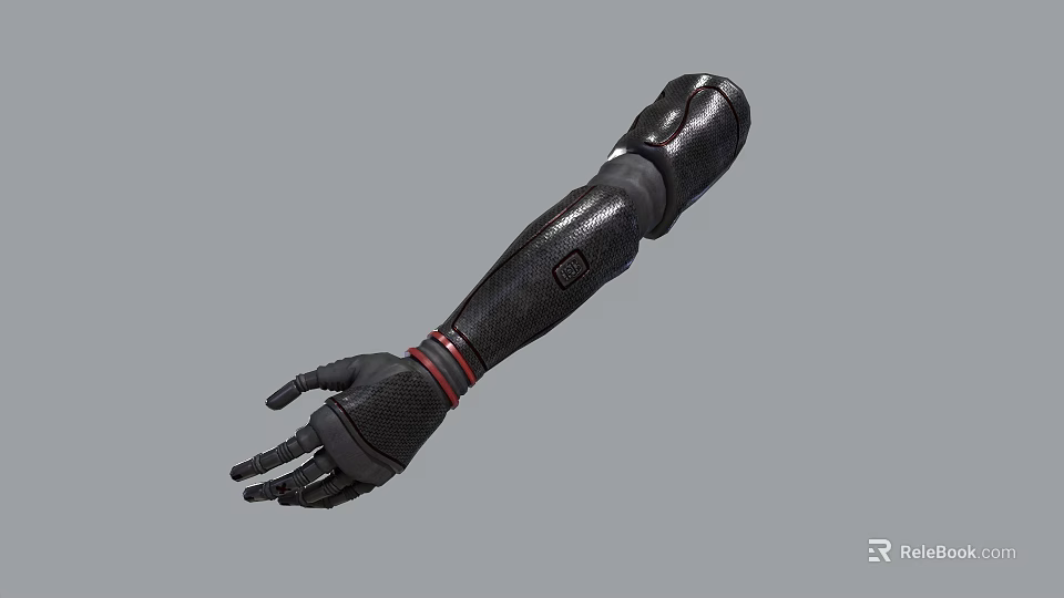 Smart Robotic Arm Featuring Advanced Bionic Design And Functional Grip Mechanism 3d model 