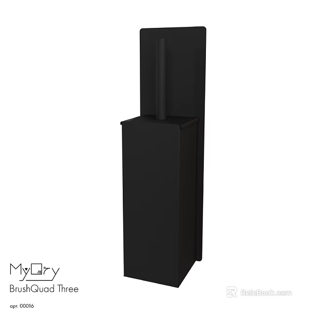 Modern Black Daily Laundry Organizer For Home Cleaning Supplies 3d model 