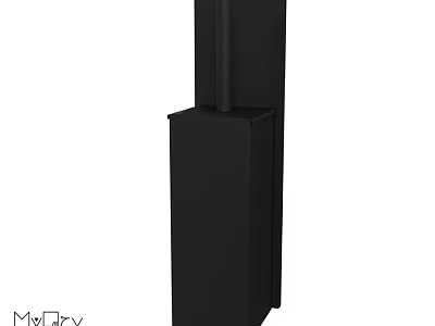 Modern Black Daily Laundry Organizer For Home Cleaning Supplies 3d model