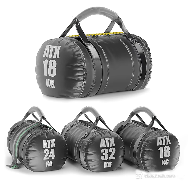 ATX Weight Bags For Fitness Training With 18kg 24kg And 32kg Options 3d model 