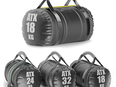 ATX Weight Bags For Fitness Training With 18kg 24kg And 32kg Options 3d model