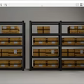 modern shelf 3d model