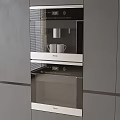 Modern embedded water dispenser oven 3d model