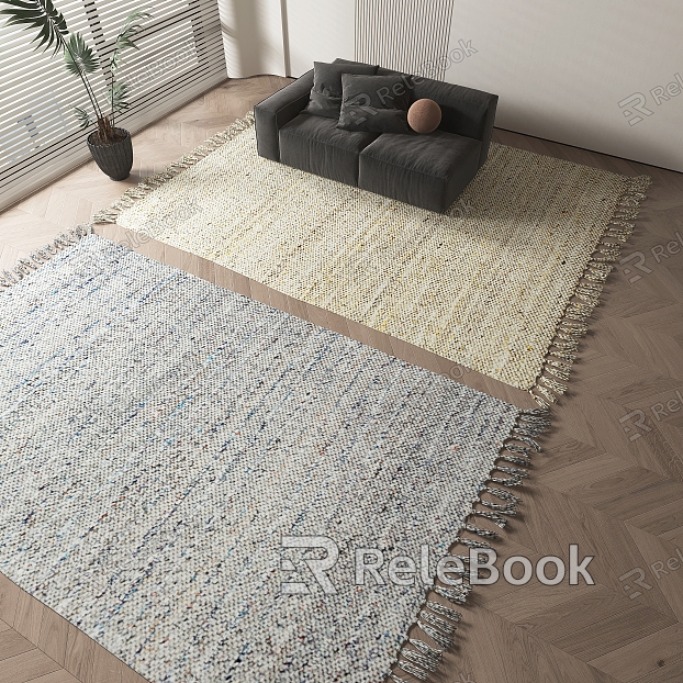 Modern Square Carpet Carpet model