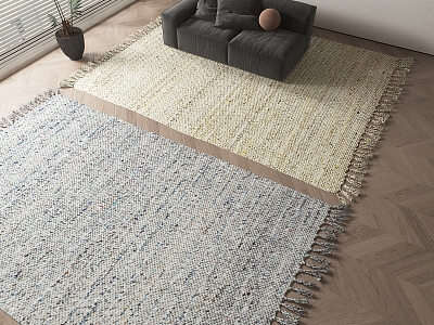 Modern Square Carpet model