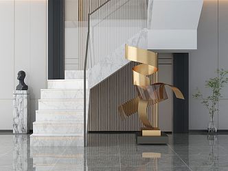 Modern Stairs 3d model