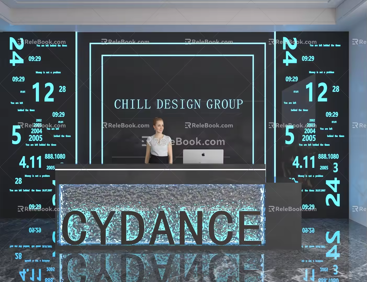 Front Desk 3d model