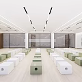 Modern Classroom Primary and Secondary School Professional Classroom Chinese Studies Classroom 3d model