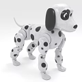 Electric Toy Dalmatian Dog With Movable Joints Cute Interactive Play Figure