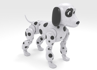 Robot dog animal toy 3d model