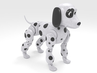 Robot dog animal toy 3d model