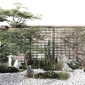 New Chinese landscape sketch 3d model