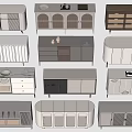 Modern Entryway Cabinet And Side Cabinet Design With Storage Drawers Open Shelves And Sleek Doors