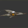 Advanced Spacecraft With Solar Wings Metallic Structure And Instrument Module For Cosmic Exploration