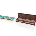 Decorative Wooden Storage Boxes With Colorful Compartments For Home Organization