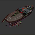 Futuristic Cosmic Spacecraft 3D Model With Advanced Hull And Structure Design