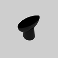 Modern Black Decorative Ornament Set With Minimalist Design For Home Decor