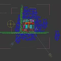 Modern Industrial Factory Complex With Blue Roofs Surrounded by Green Vegetation and Road Access