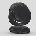 Professional Black LED Downlight Spotlight with Red Blue Bulbs and Moving Head Stage Lighting