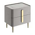 Modern bedside table 3d model