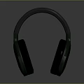 Green And Gray Over Ear Headphones With Comfortable Ear Cushions And Modern Design