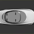 Futuristic Concept Car With Sleek Aerodynamic Body Transparent Roof And Modern Alloy Wheels