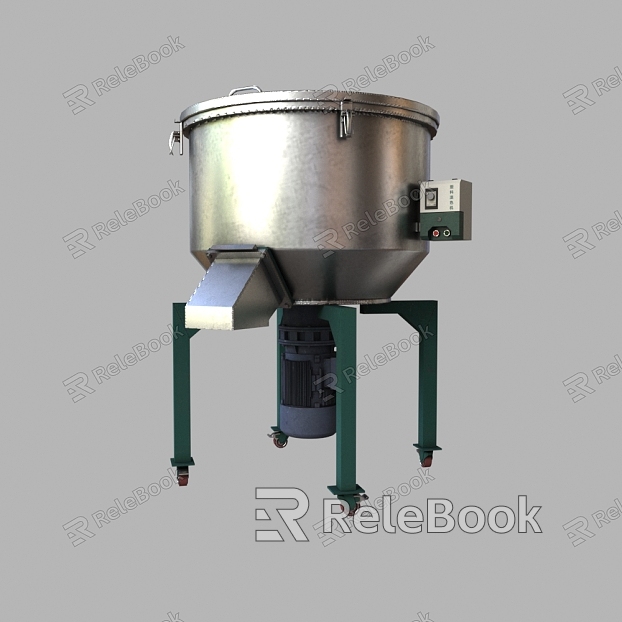 Color mixing machine mixing machine mixing machine factory equipment injection molding machine machinery equipment industrial equipment scene material model