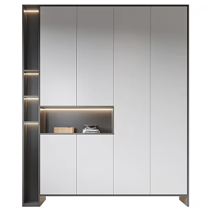 Modern shoe cabinet 3d model