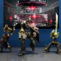 Modern Game Role Game Character 3d model