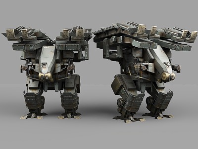 Cyberpunk Style Sci-Fi Robot Mectura Century Sci-Fi Style Hard Surface Robot Intelligent Robot War Robot War Machine model