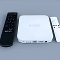 modern set-top box 3d model