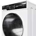 Haier Modern White Front Loading Washing Machine with Circular Door and Control Panel 3d model