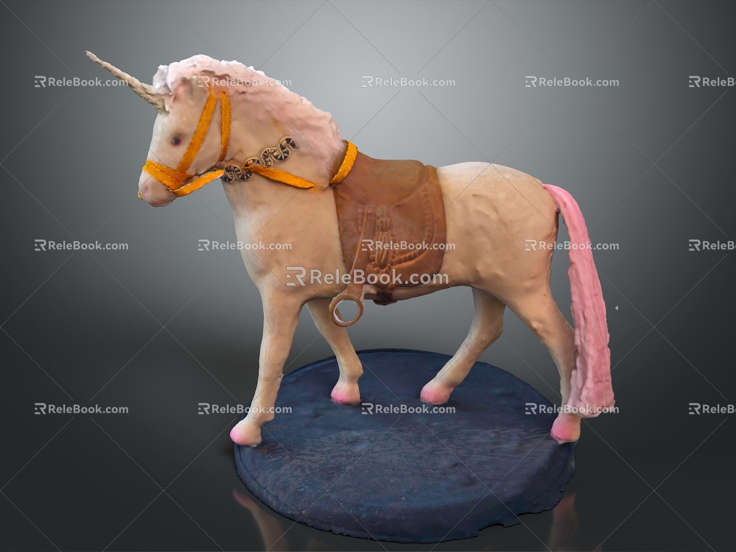 Modern Unicorn Cartoon Unicorn Angel Horse 3d model