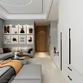 Modern Apartment Simple Apartment Model Room Space 3d model