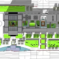 Modern Office Building Design With Landscaped Gardens And Courtyard Spaces