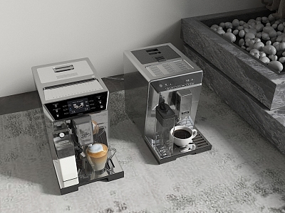 Coffee machine drinks model