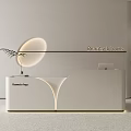 Reception desk Bar reception hall 3d model