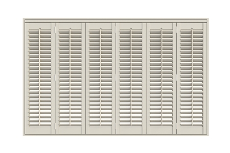 Modern blinds solid wood blinds 3d model