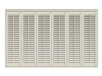 Modern blinds solid wood blinds 3d model