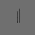 Modern Bathroom Accessories With Stainless Steel Wall Racks And Hangers