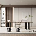 Modern study 3d model