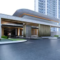 Modern Gate Entrance Gate 3d model