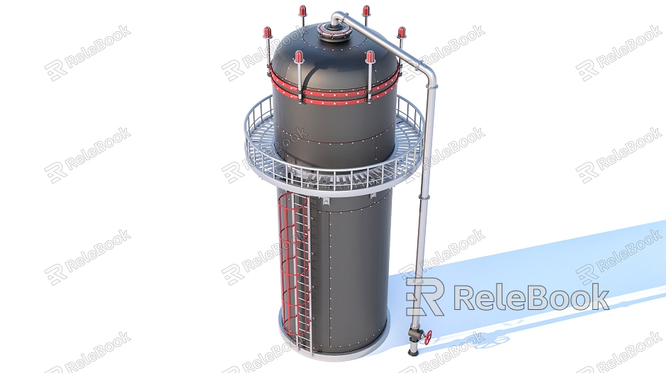 Industrial Equipment Reaction Furnace Storage Tank Plant Equipment model