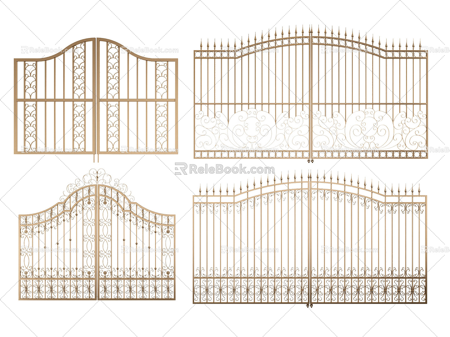 Jane's Gate Iron Gate 3d model