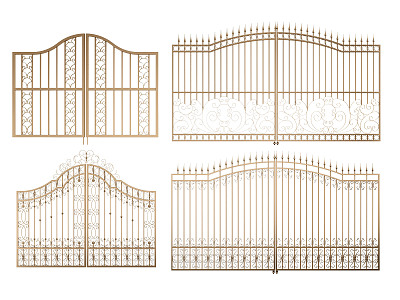 Jane's Gate Iron Gate 3d model