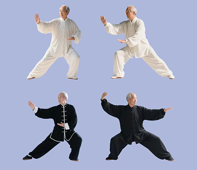 Old Man Old Man Playing Tai Chi 3d model Old Man Old Man Playing Tai Chi 3d model