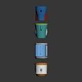 Colorful Household Mugs In Various Colors And Materials For Daily Use