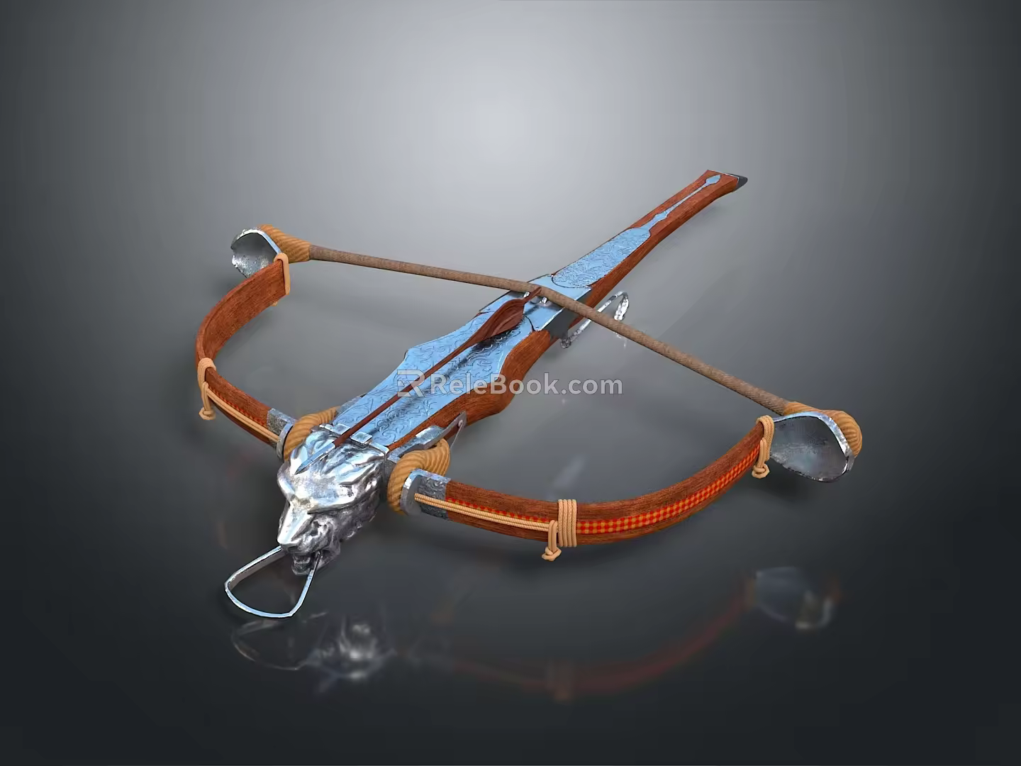 Crossbow Mechanical Crossbow Shift Bow and Arrow Shoot Far Equipment Weapons High-tech Crossbow 3d model