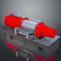 Red Vehicle Tire With Silver Rim And Stable Base Display Model