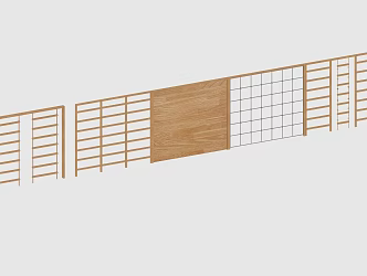 Long Wooden Climbing Wooden Children's Toys Climbing Equipment Climbing Facilities 3d model